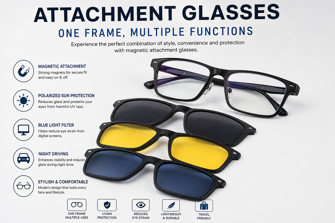 Attachment Glasses: The Smart and Versatile Eyewear Solution for Modern Lifestyles
