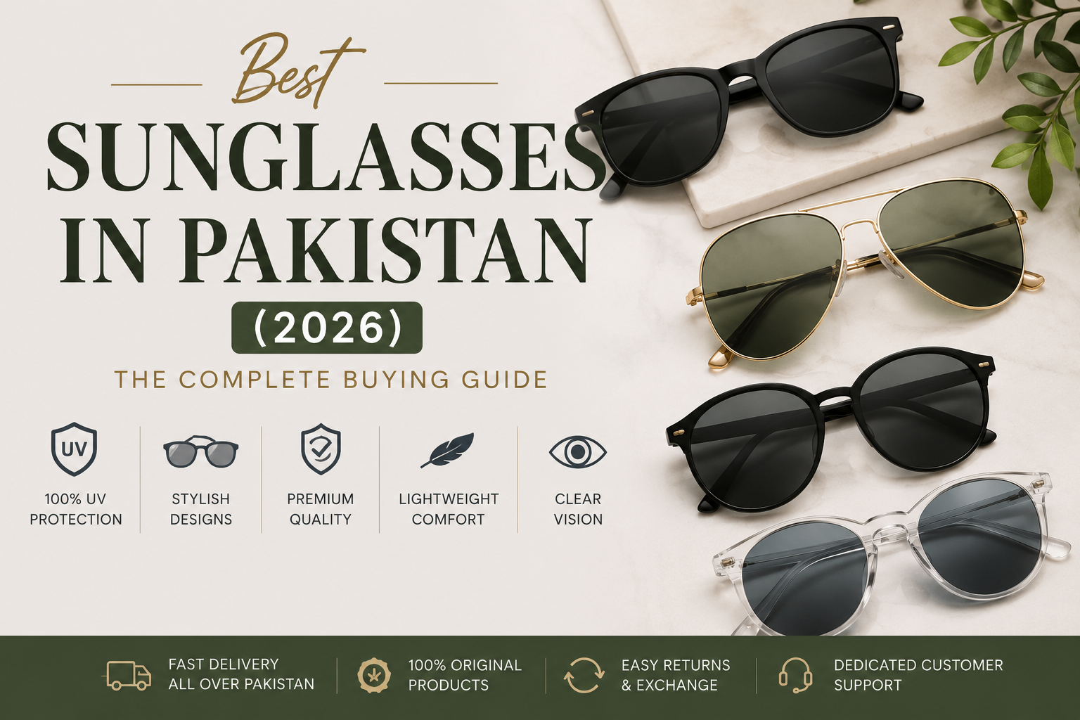 Best Sunglasses in Pakistan (2026): The Complete Buying Guide