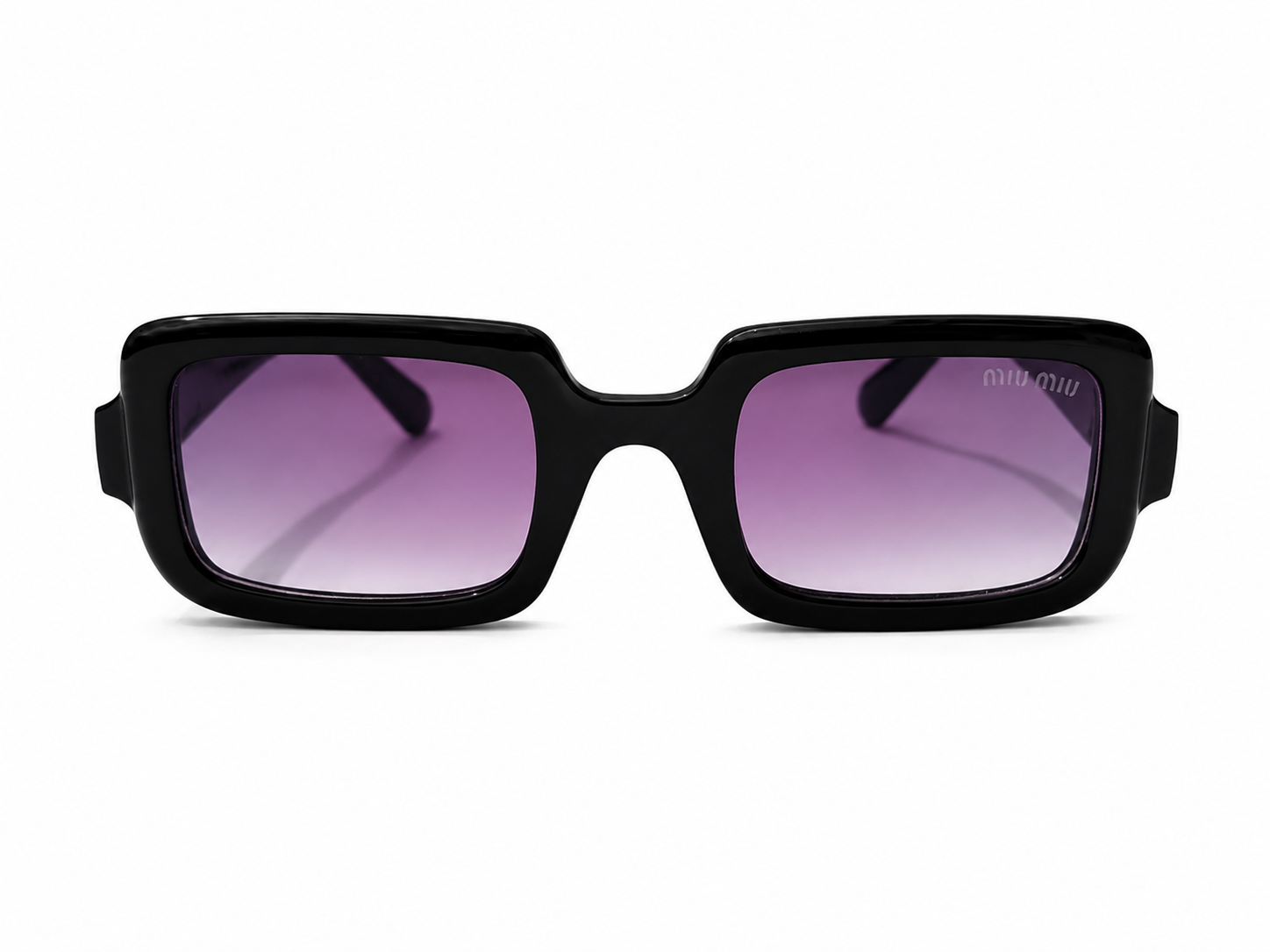 Luxury Oversized Square Sunglasses | Fashion UV Protection Gradient Lens Eyewear | Premium Black Frame