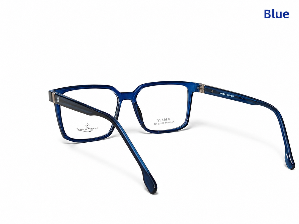Knight Horse DARE 2C Premium Square Eyeglasses Frame – Stylish Unisex Optical Frame