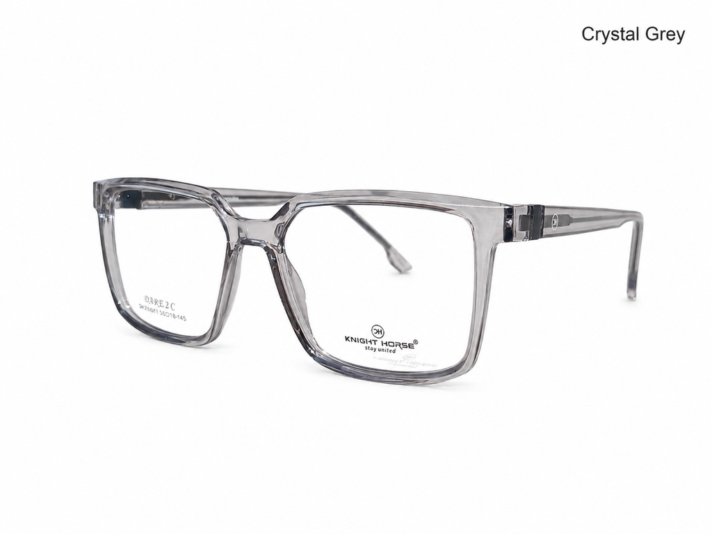 Knight Horse DARE 2C Premium Square Eyeglasses Frame – Stylish Unisex Optical Frame