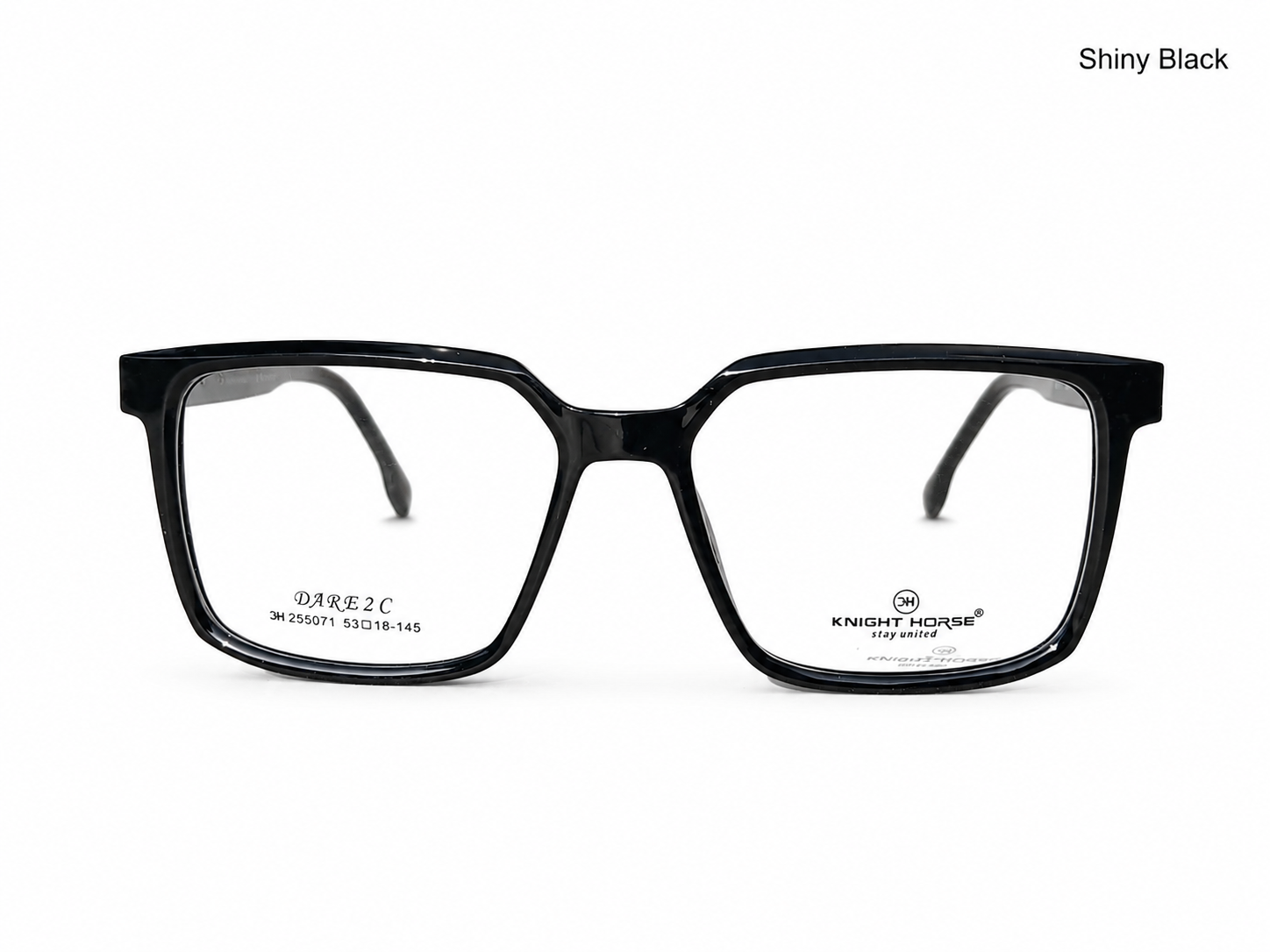 Knight Horse DARE 2C Premium Square Eyeglasses Frame – Stylish Unisex Optical Frame