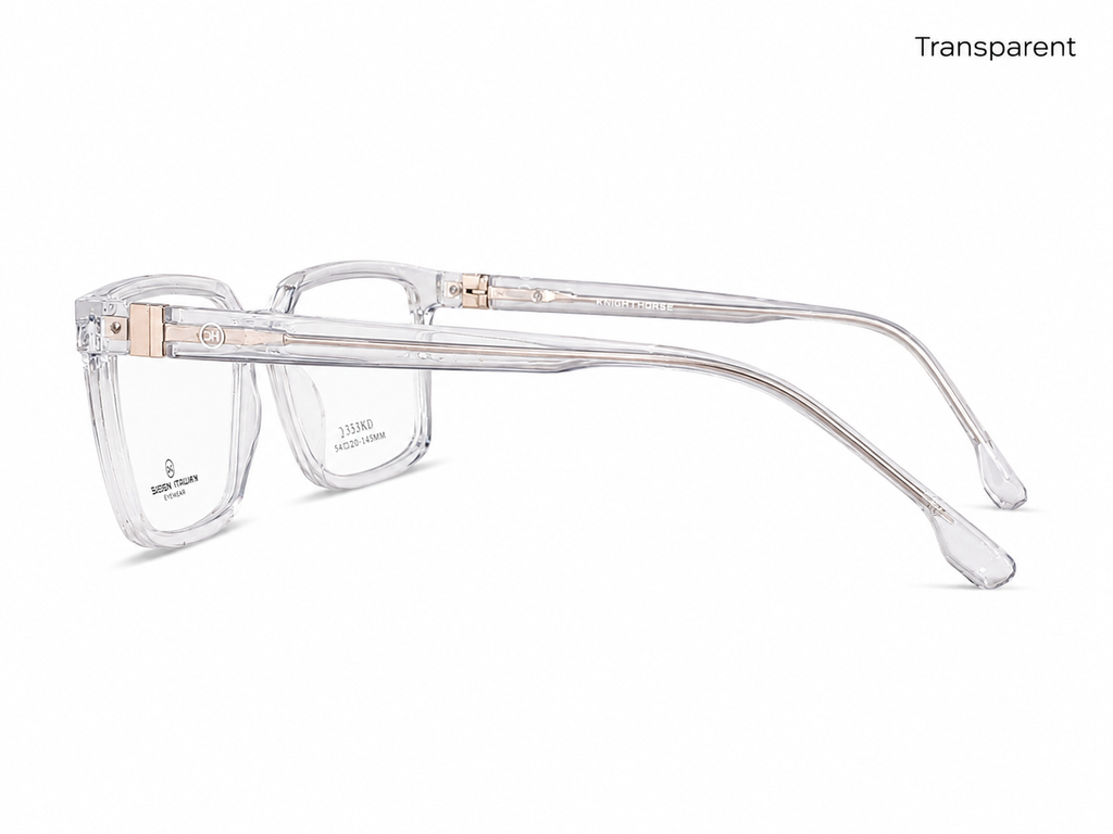 Knight Horse DARE 2C Premium Square Eyeglasses Frame – Stylish Unisex Optical Frame