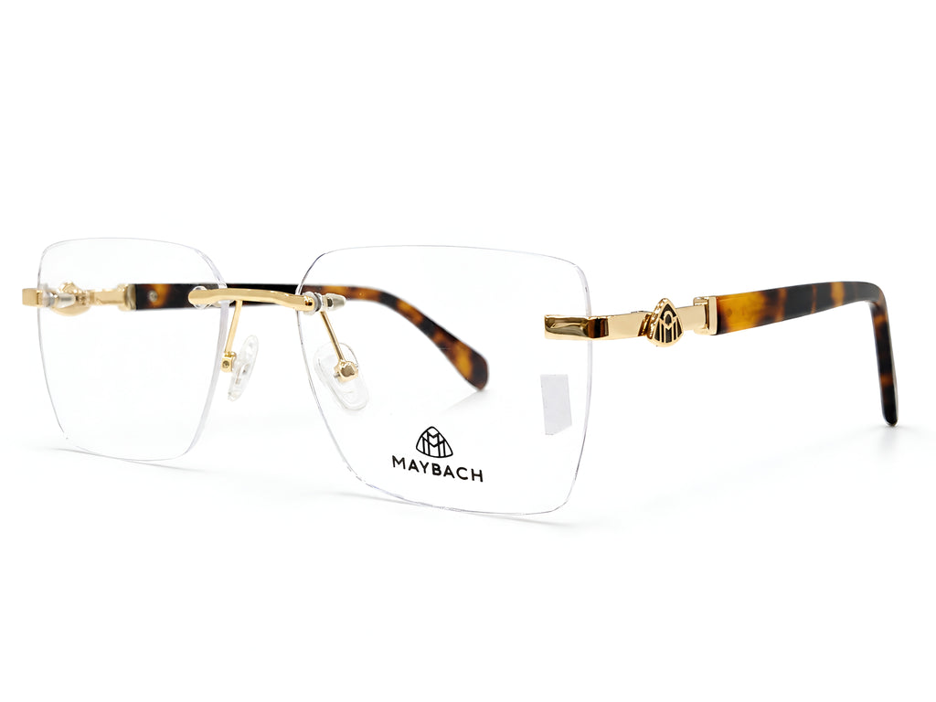 Maybach Rimless Gold Eyeglasses – Premium Luxury Frame