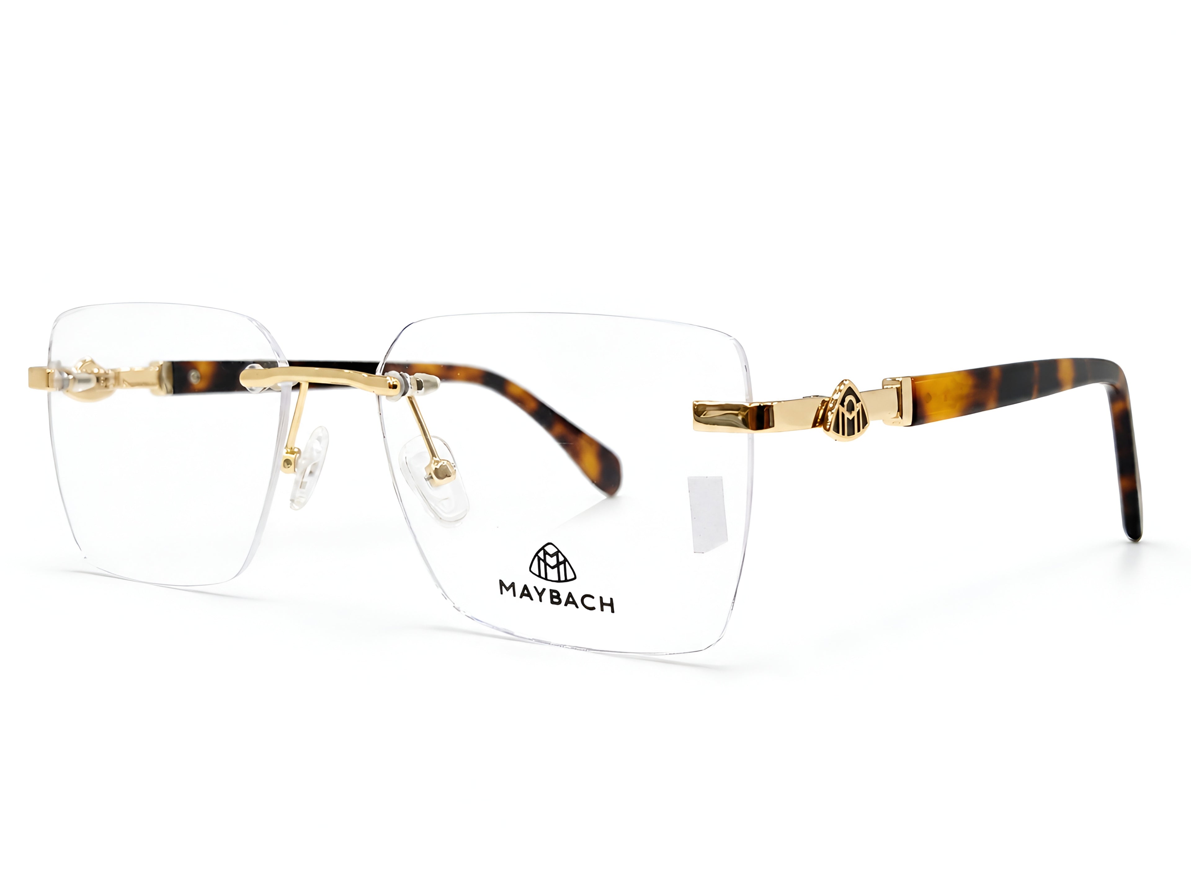Maybach Rimless Gold Eyeglasses – Premium Luxury Frame
