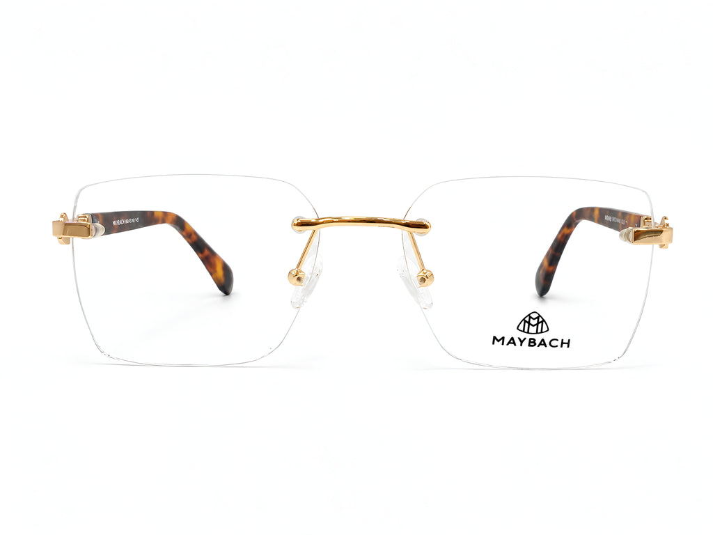 Maybach Rimless Gold Eyeglasses – Premium Luxury Frame
