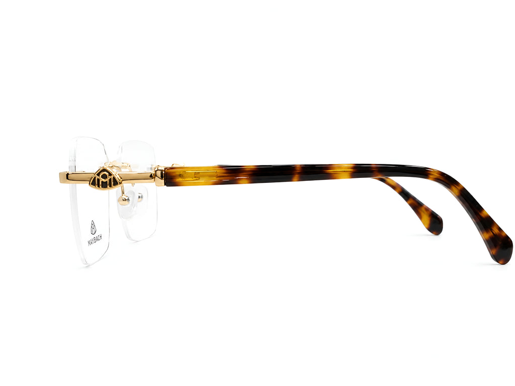 Maybach Rimless Gold Eyeglasses – Premium Luxury Frame