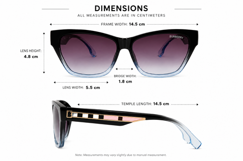 Arctic Blue Cat-Eye Sunglasses
