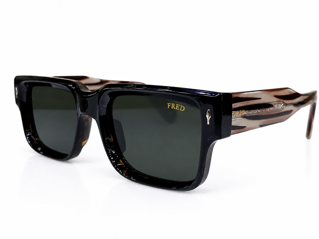 FRED Unisex Oversized Rectangular Sunglasses