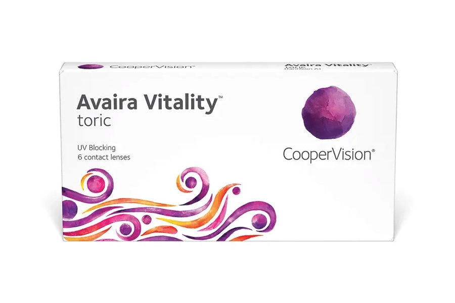 Avaira Vitality Toric Contact Lenses | Monthly Astigmatism Lenses by CooperVision