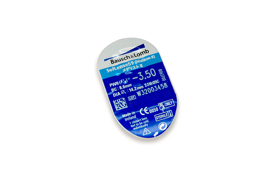 Bausch + Lomb SofLens 59 Contact Lenses | Transparent Monthly Disposable Soft Lenses