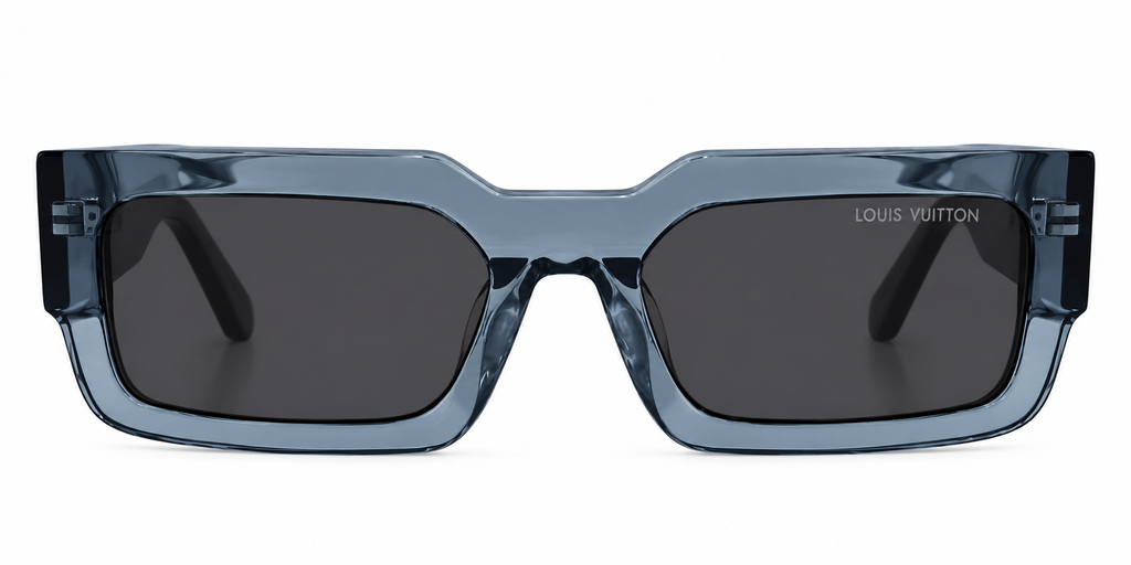 Bold Geometric Rectangular Sunglasses – Unisex