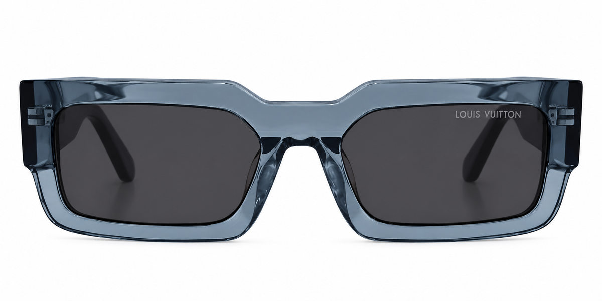 Bold Geometric Rectangular Sunglasses – Unisex