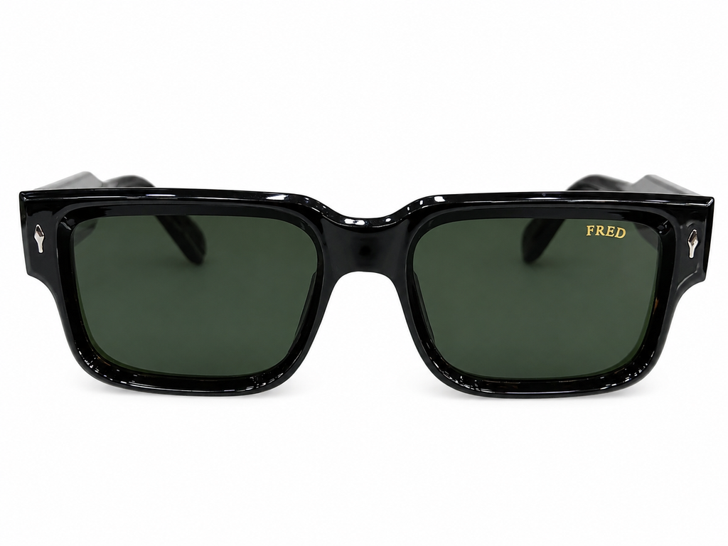 FRED Unisex Oversized Rectangular Sunglasses