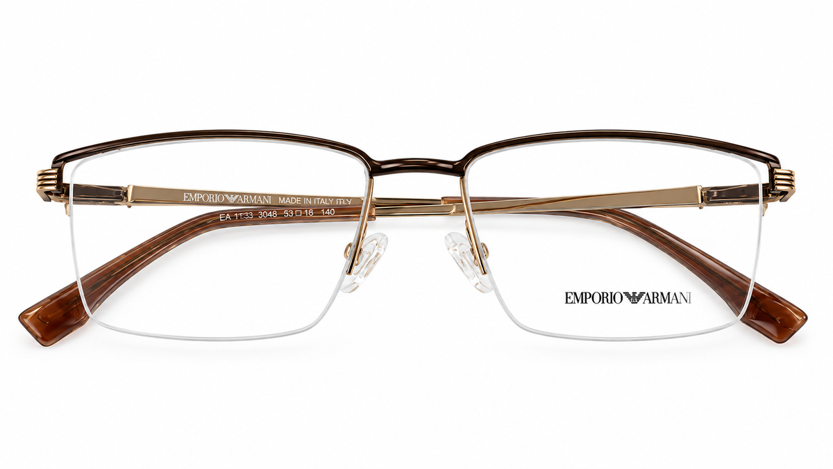 The Signature Edge – Premium Semi-Rimless Eyeglasses