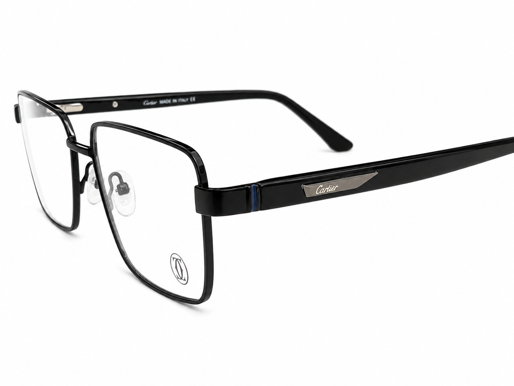 Modern Square Metal Eyeglasses Frame for Men & Women