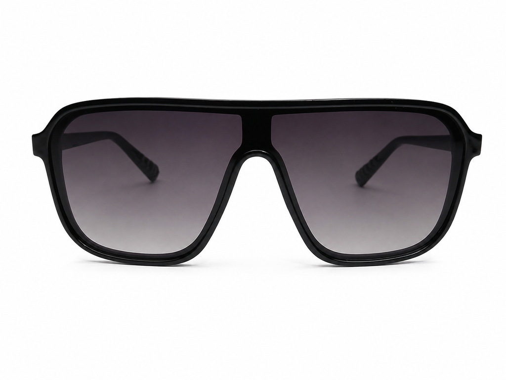 Shield Sunglasses – One Piece Lens - Lightweight Fashion