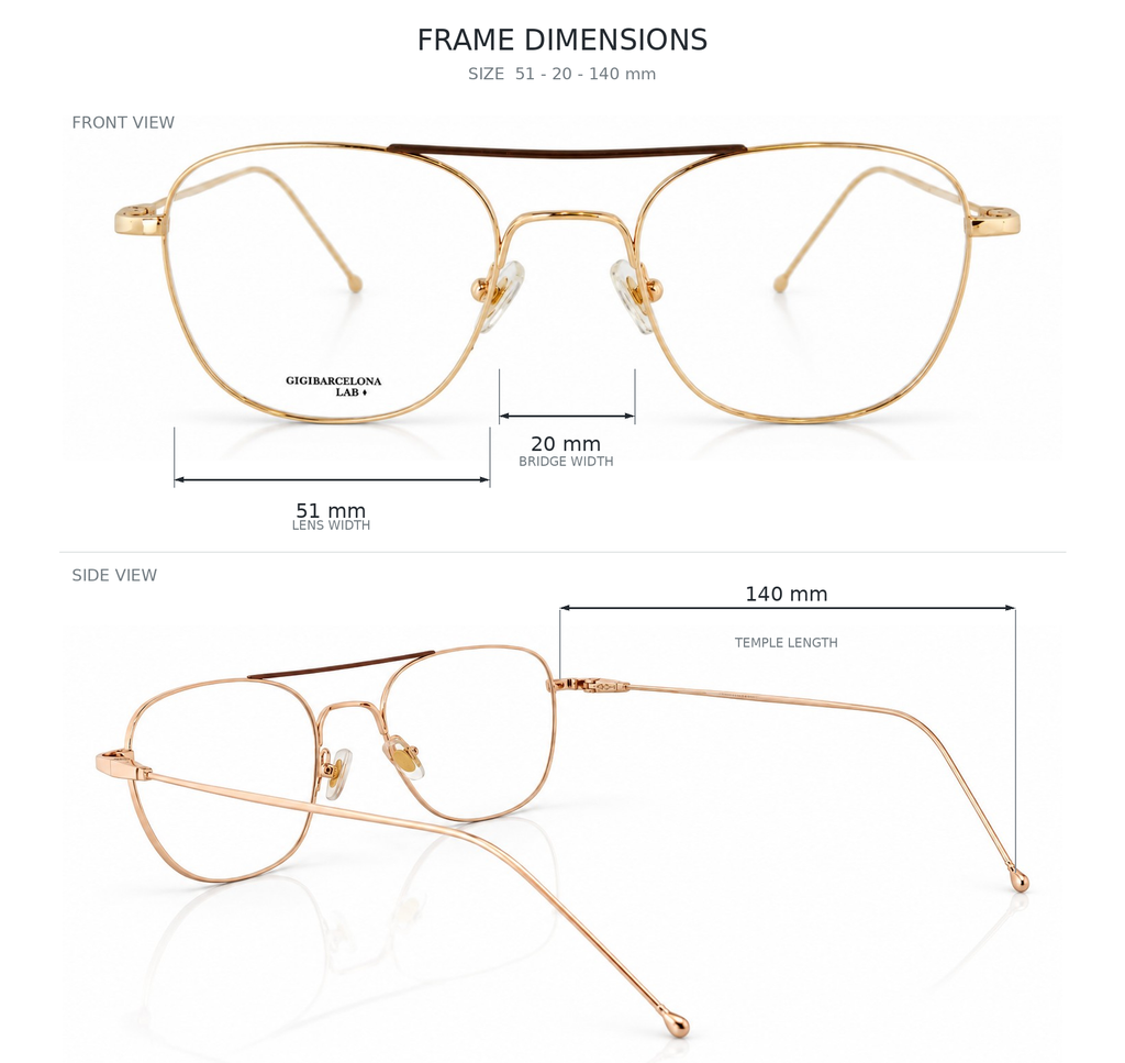 Manhattan 7502 – Ultra-Thin Titanium Eyeglasses | GIGI Barcelona LAB