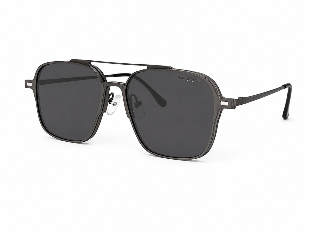 Magnetic Clip-On Eyeglasses – 3-in-1 Frame (Clear, Grey & Night Vision Clip)