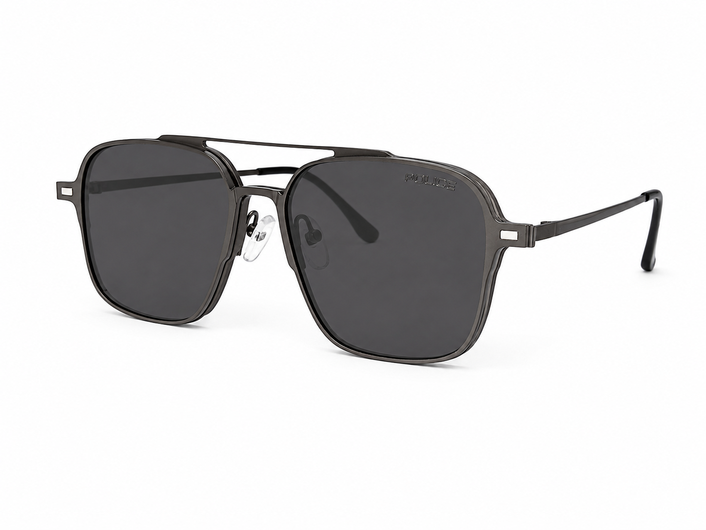 Magnetic Clip-On Eyeglasses – 3-in-1 Frame (Clear, Grey & Night Vision Clip)