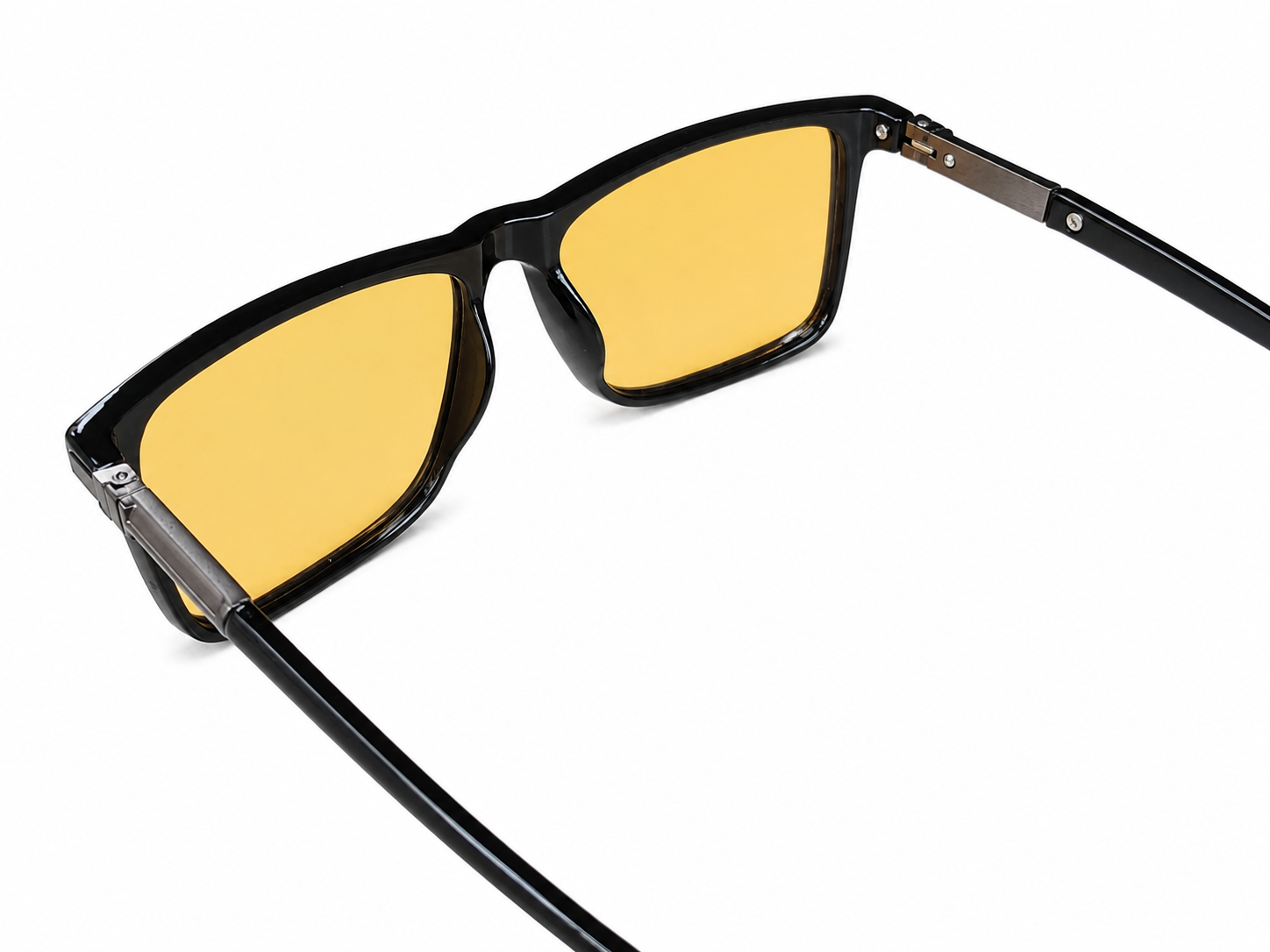 Square Night Vision Driving Glasses – Yellow Lens