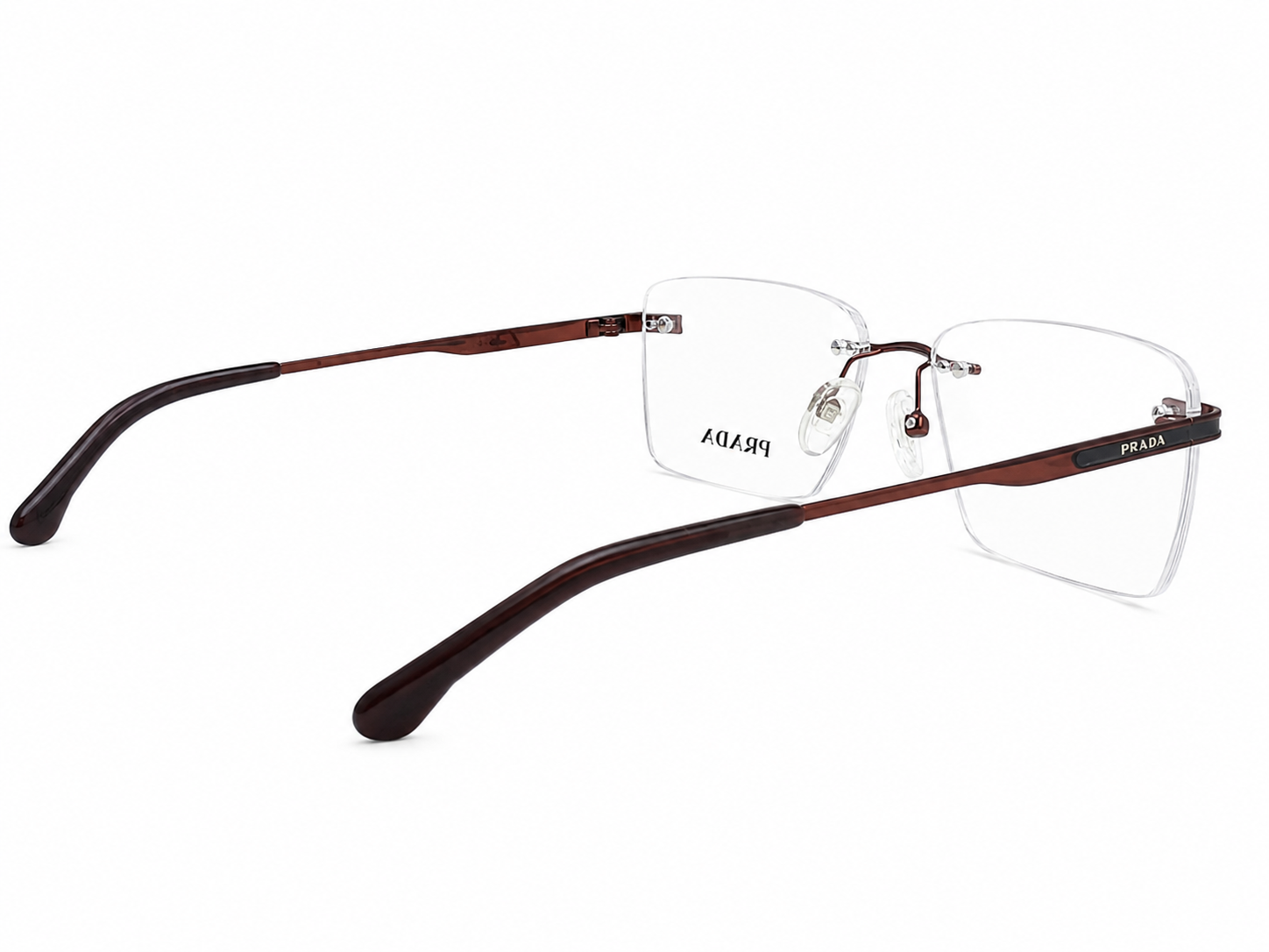 Rimless Square Eyeglasses Frame for Men & Women