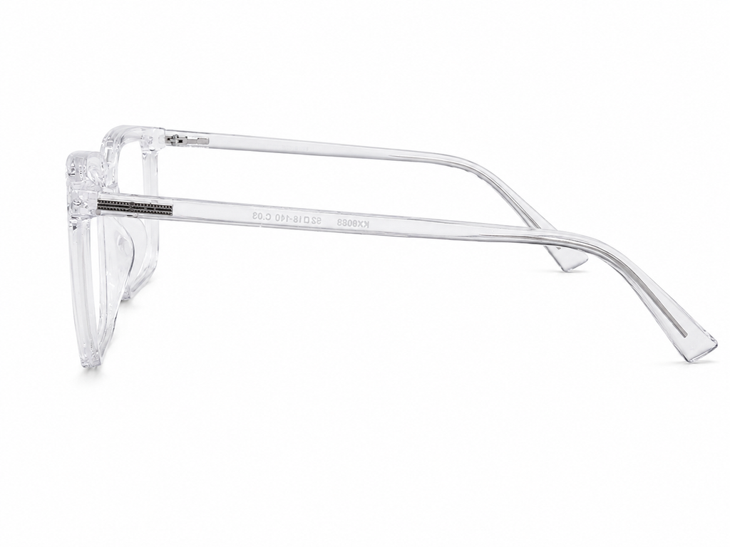 Square Optical Frame with Polarized Clip-On Sunglasses | 2-in-1 Unisex Eyewear
