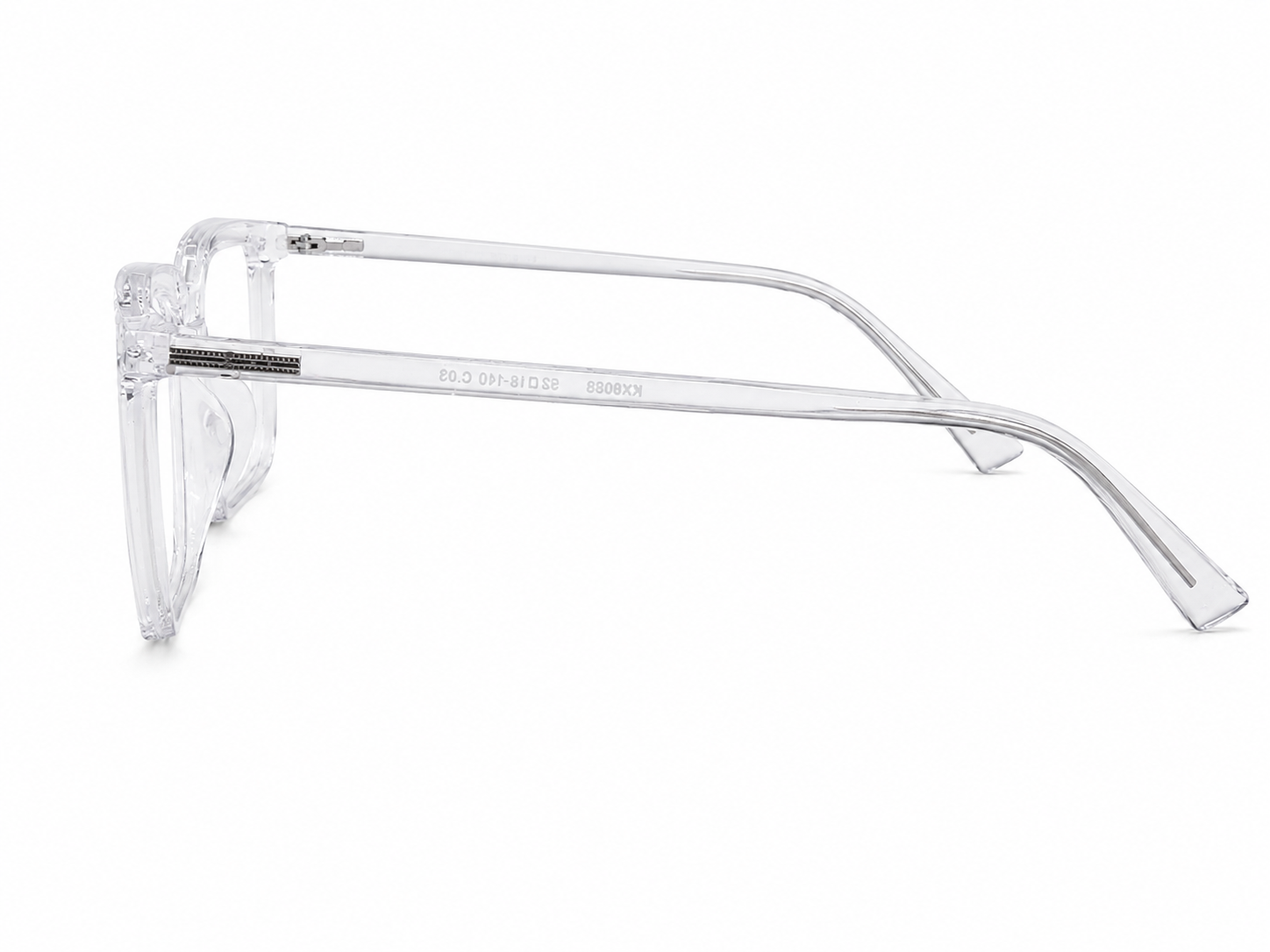 Square Optical Frame with Polarized Clip-On Sunglasses | 2-in-1 Unisex Eyewear