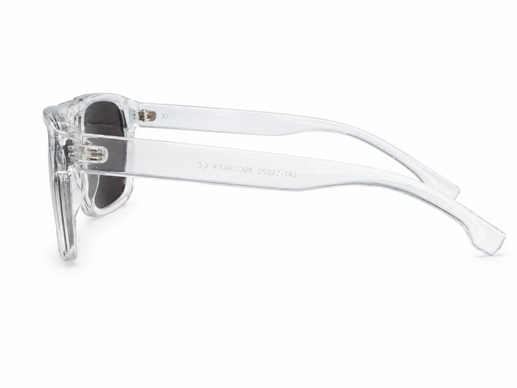 Clear Transparent Square Sunglasses For Men & Women