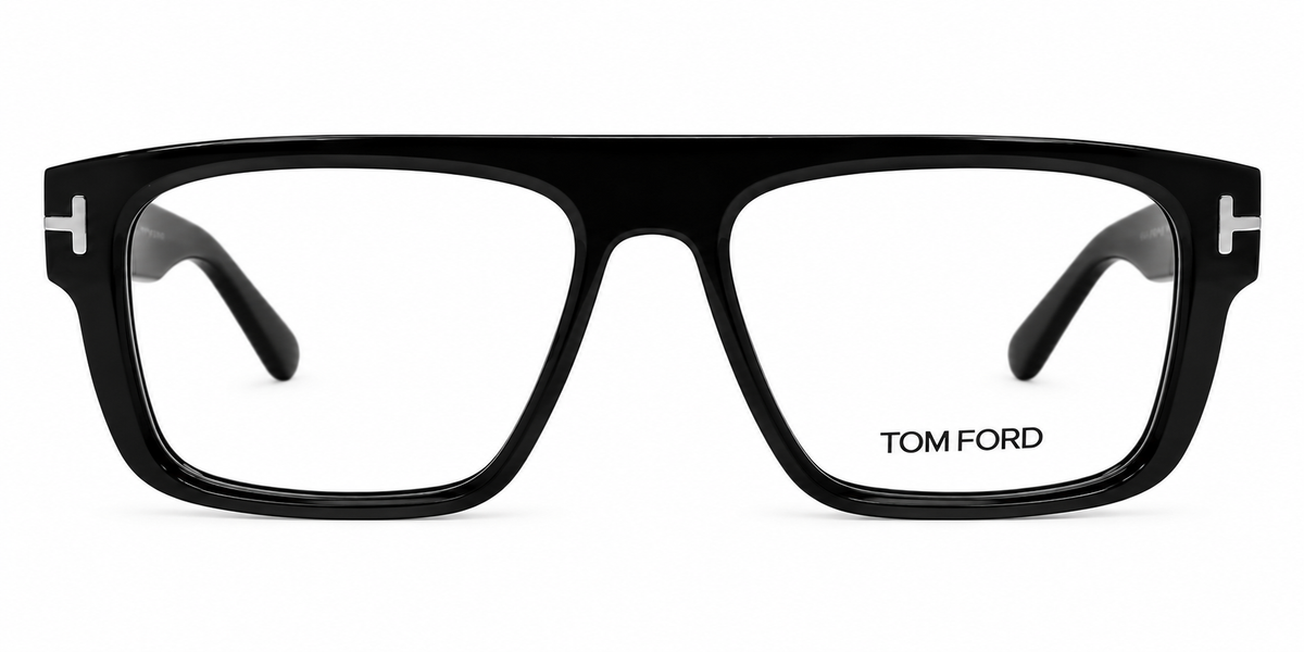 Premium Handmade Acetate Rectangular Eyeglasses – Black Optical Frame