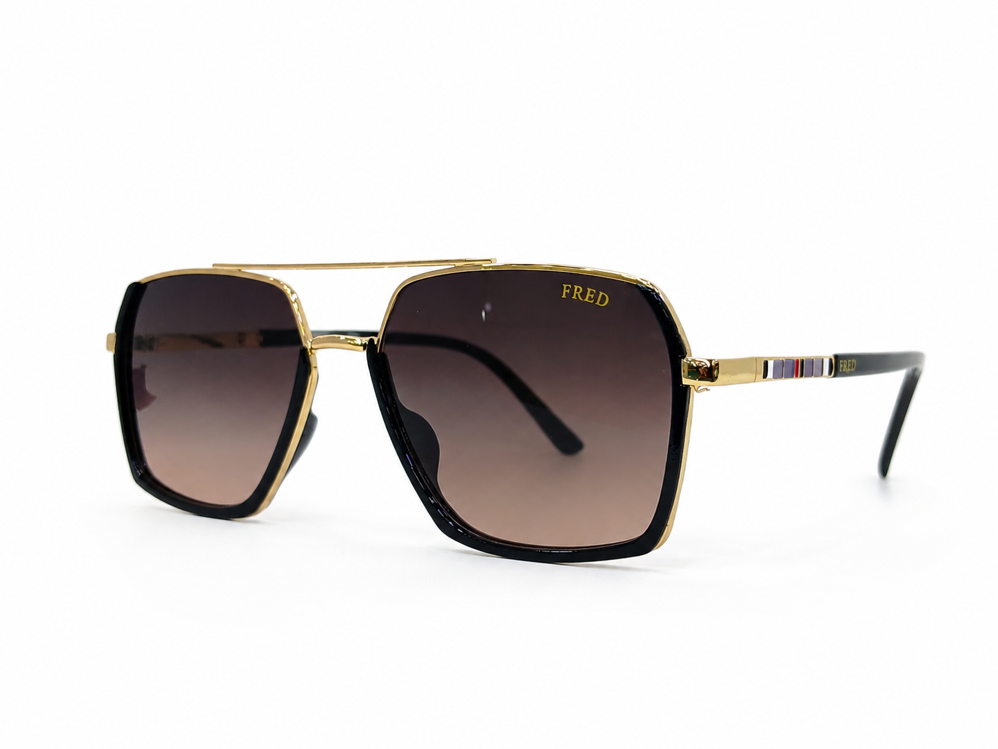 Luxury Square Gradient Sunglasses - Unisex