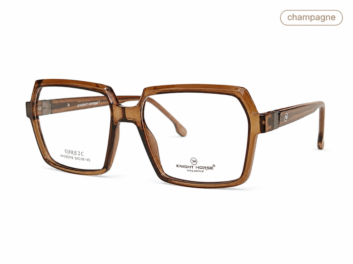Premium Geometric Square Eyeglass Frame – Lightweight Plastic Optical Glasses for Men & Women