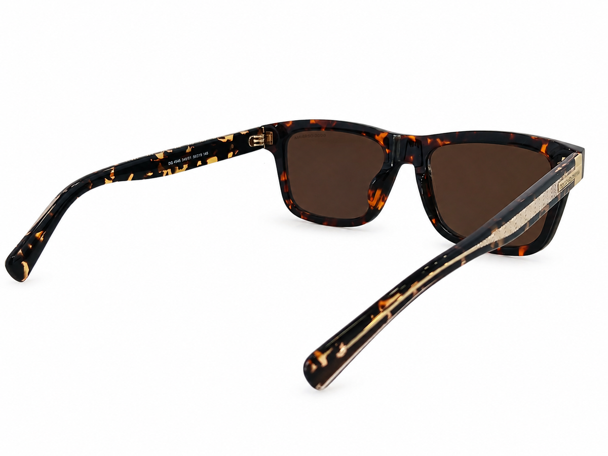 Premium Square Sunglasses – Black & Tortoiseshell Brown