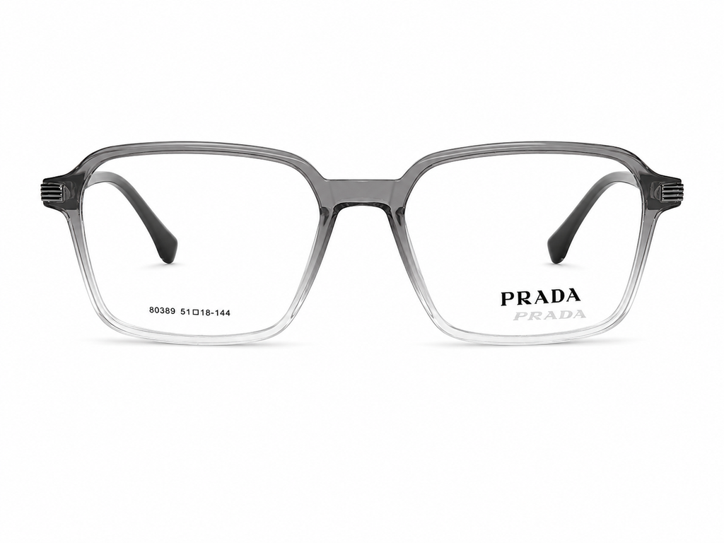 Luxury Square Eyeglasses - Metallic Sides