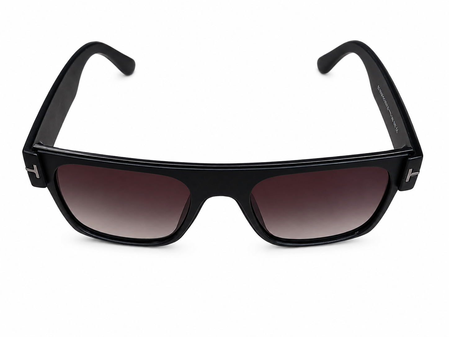 Black Oversized Shield Sunglasses For Men