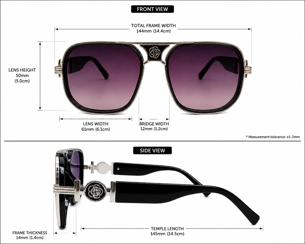 Latest Square Metal Sunglasses for Men & Women