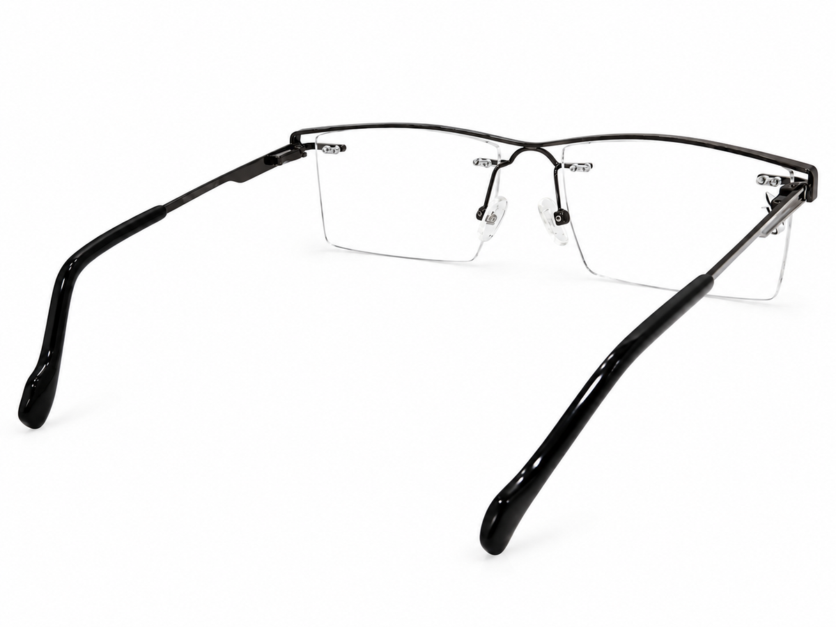 May & Baches 6223 Semi-Rimless Rectangular Eyeglasses