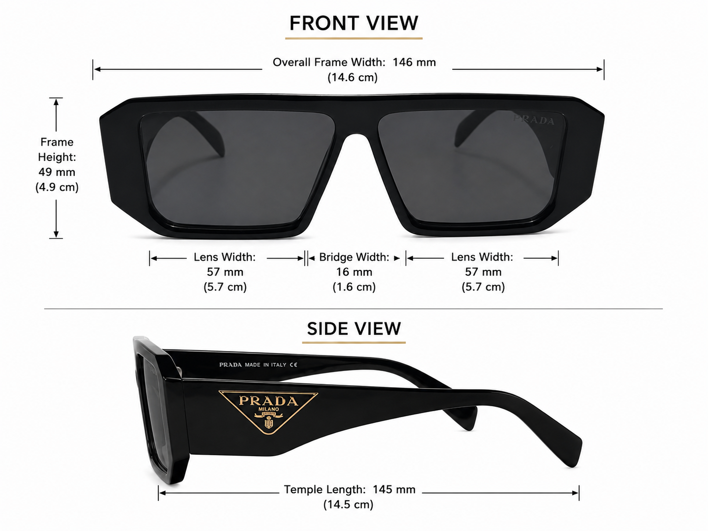Retro Oversized Square Sunglasses – Bold Pro Design