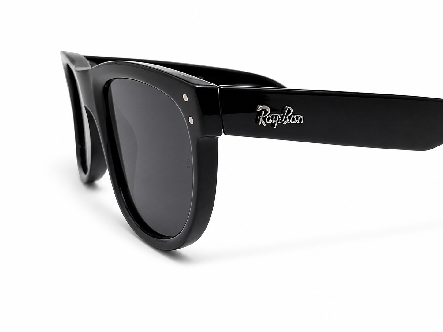 Oversized Square Wayfarer Sunglasses – Unisex Black Frame