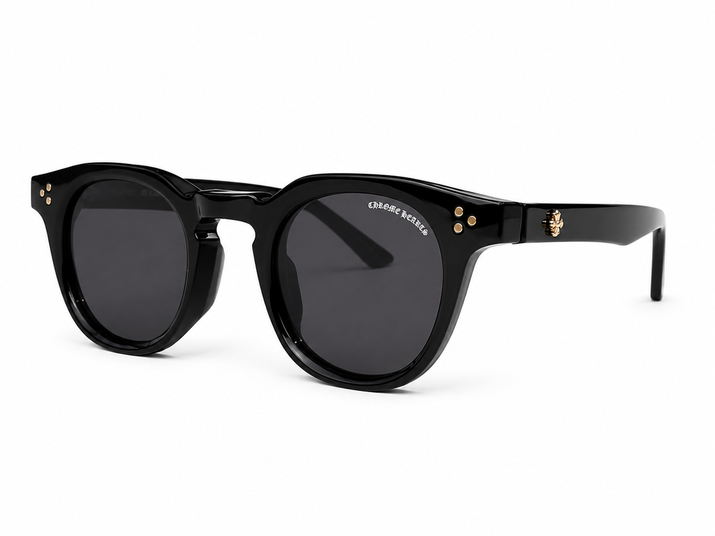 Midnight Round Sunglasses for Unisex