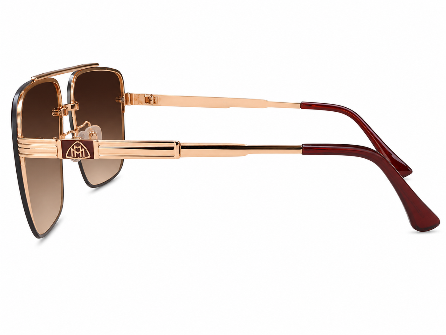 Oversized Square Rimless Sunglasses – Unisex