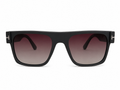 Black Oversized Shield Sunglasses For Men