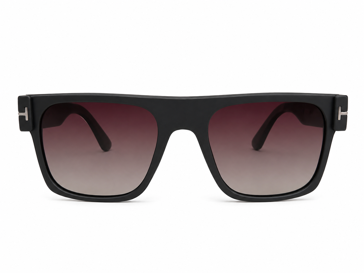 Black Oversized Shield Sunglasses For Men