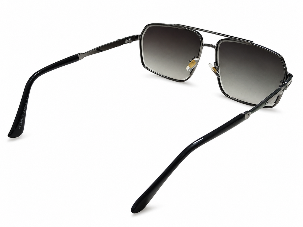 Square Double Bridge Gradient Sunglasse