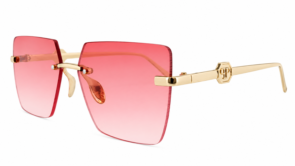 Luxury Rimless Gradient Sunglasses