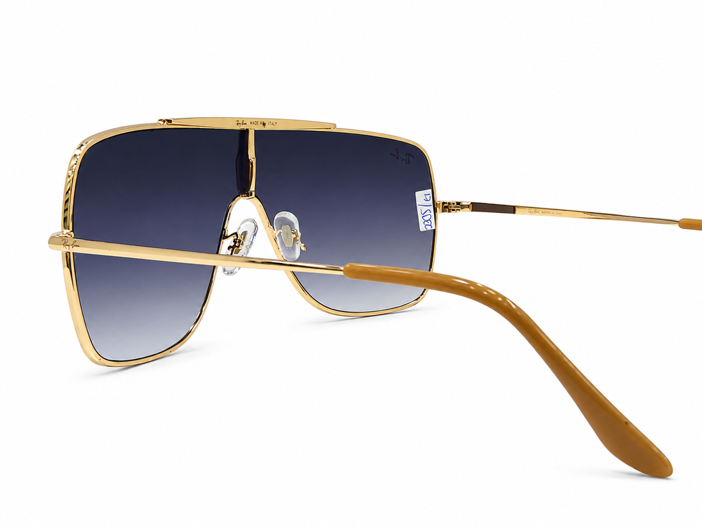 Oversized Shield Sunglasses – Gradient Lens