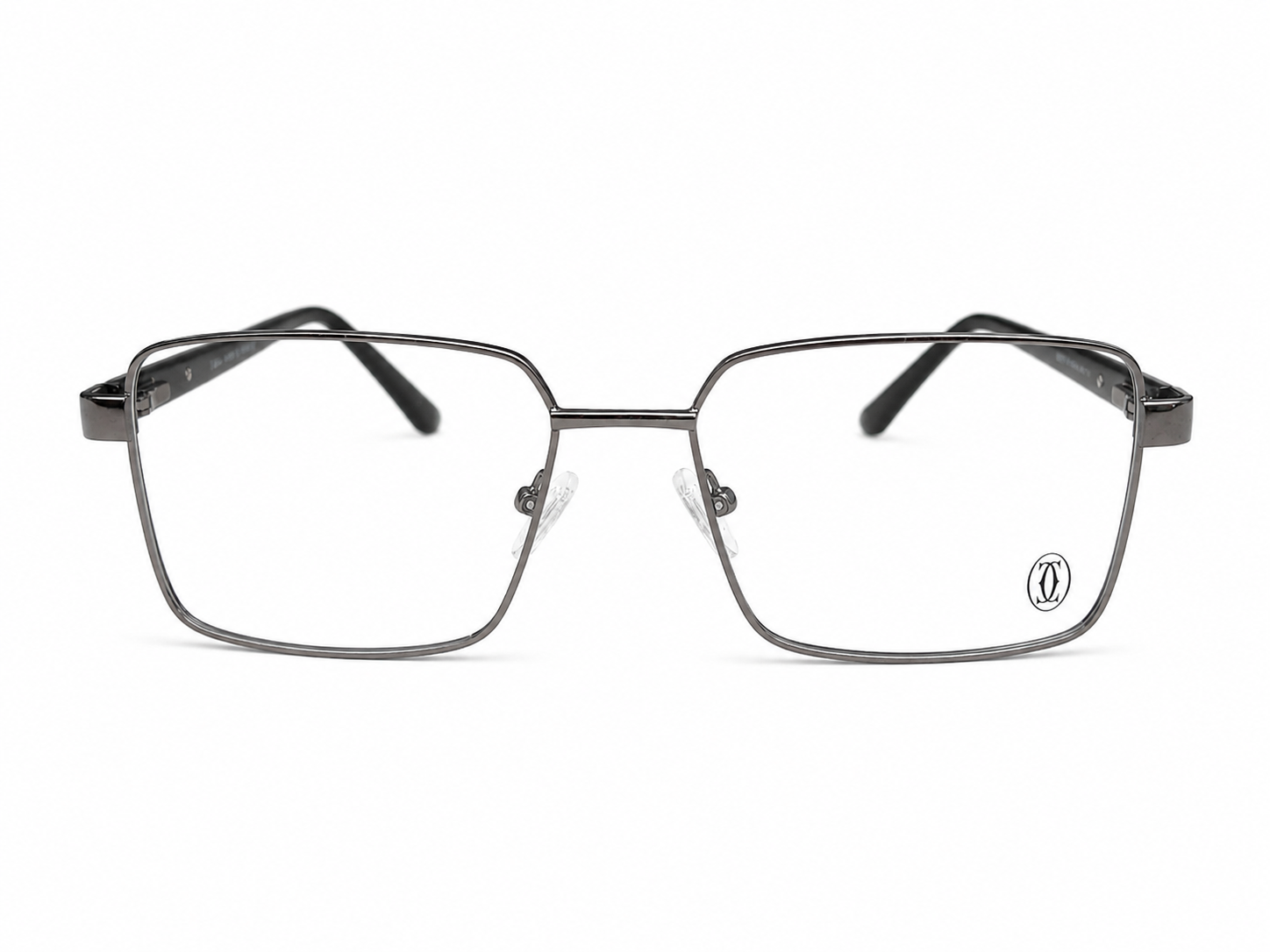 Modern Square Metal Eyeglasses Frame for Men & Women
