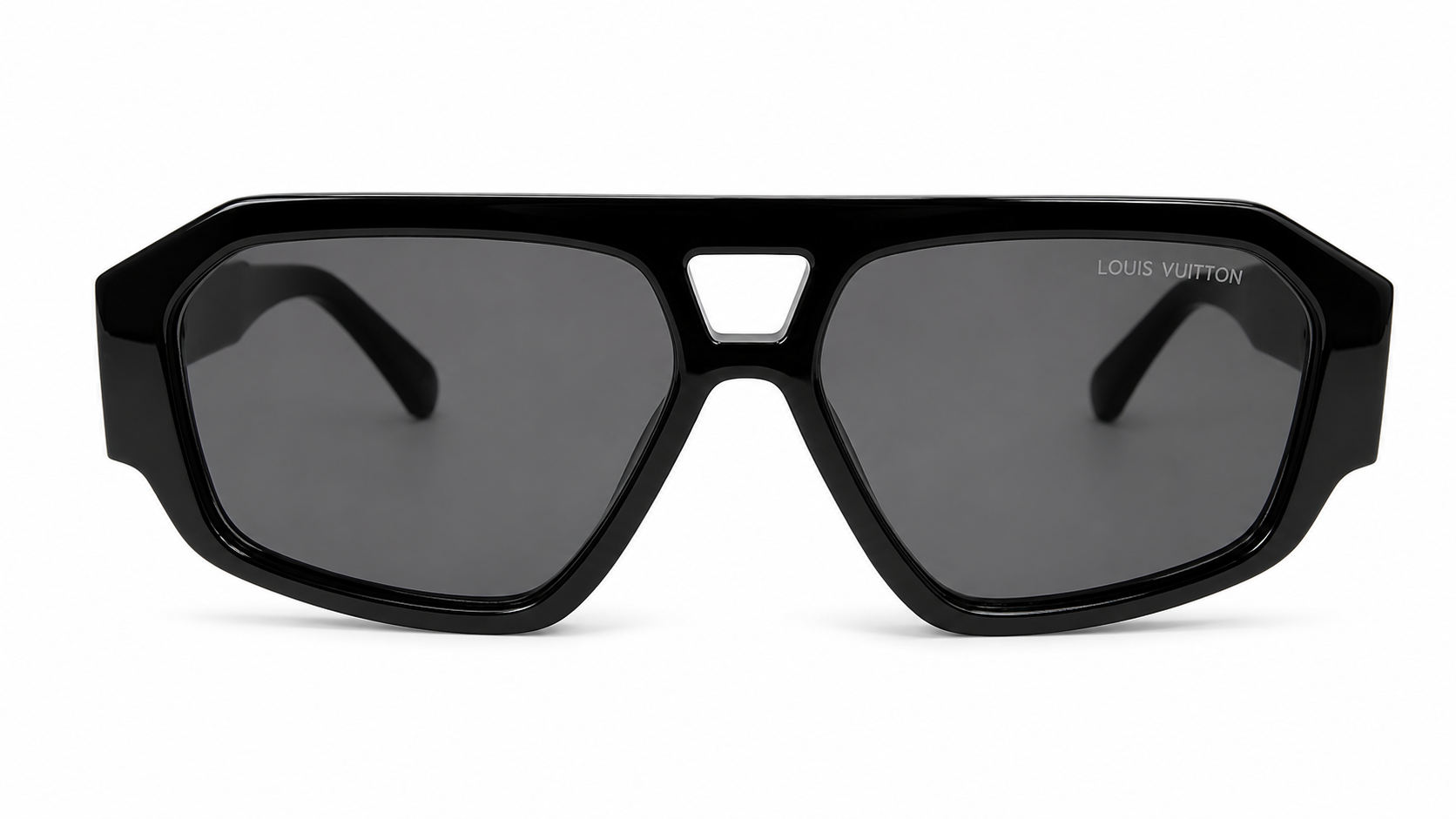 Imperial Noir Oversized Shield Sunglasses - Unisex