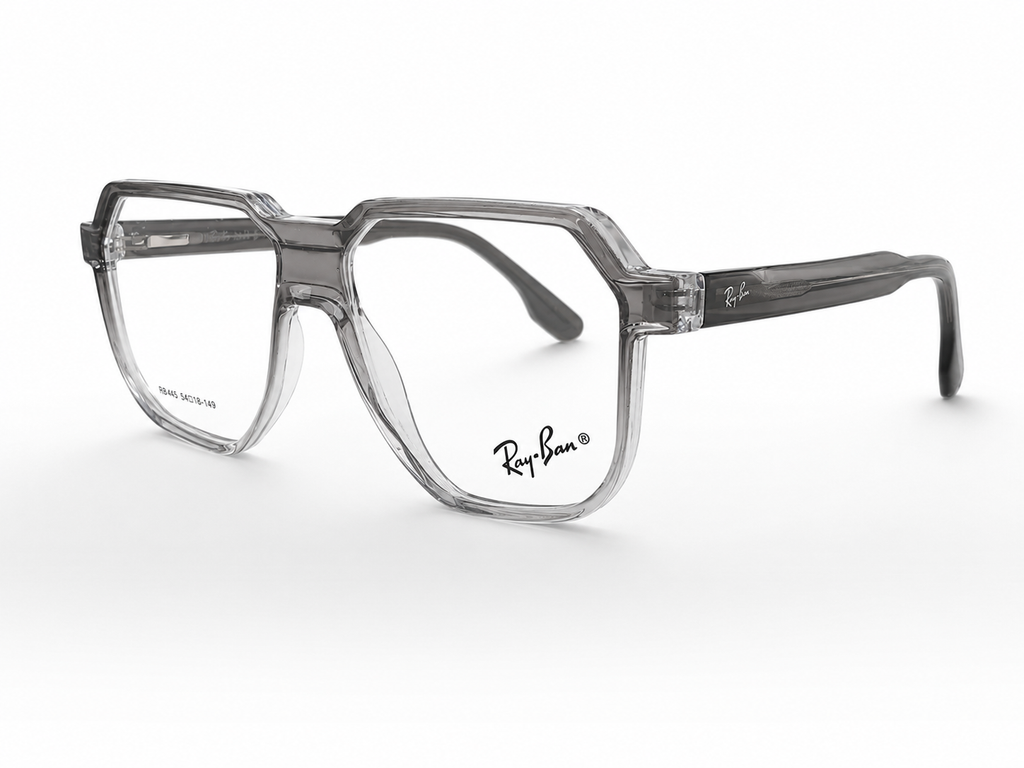 Geometric Square Eyeglasses Frame