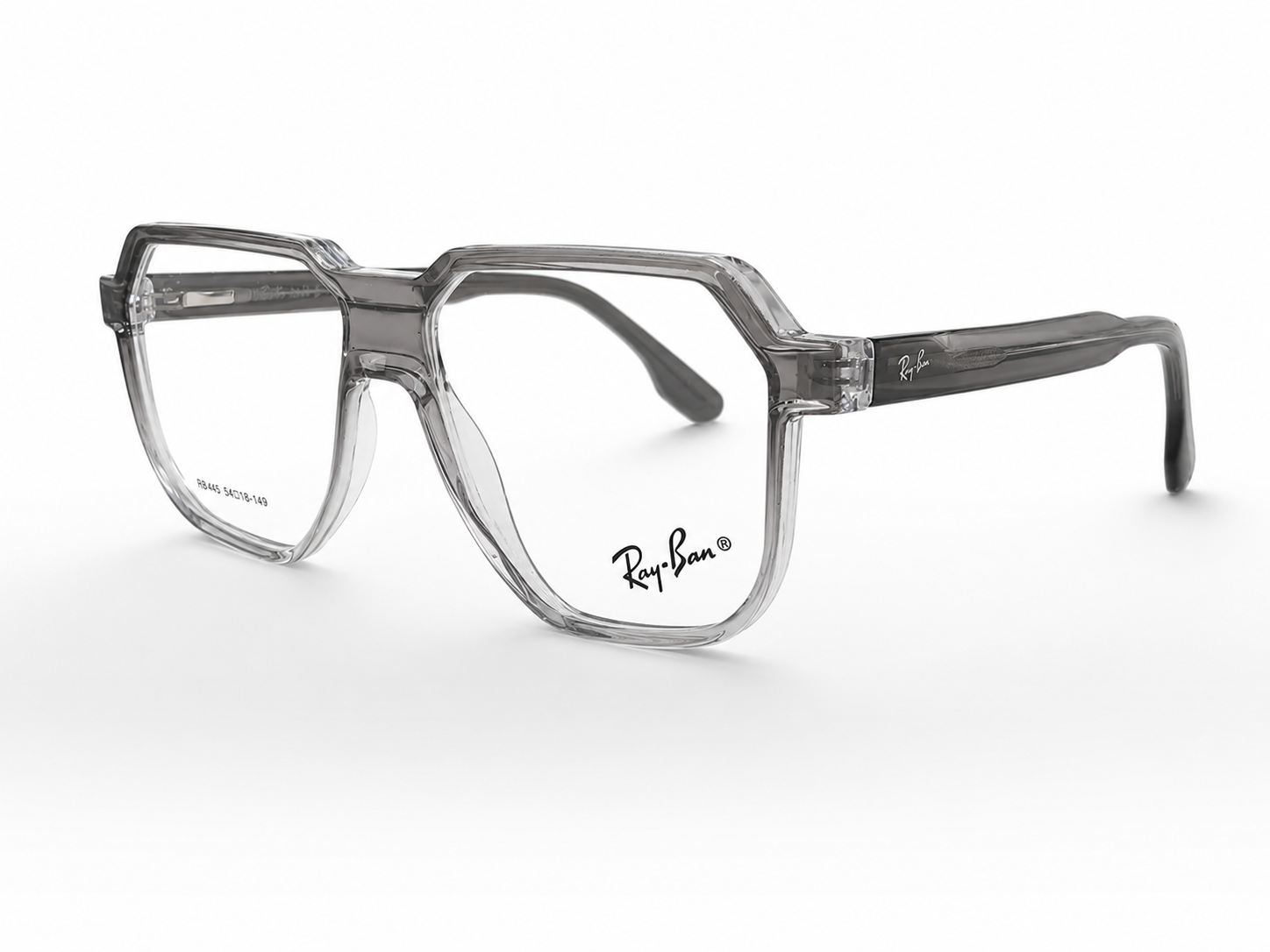 Geometric Square Eyeglasses Frame